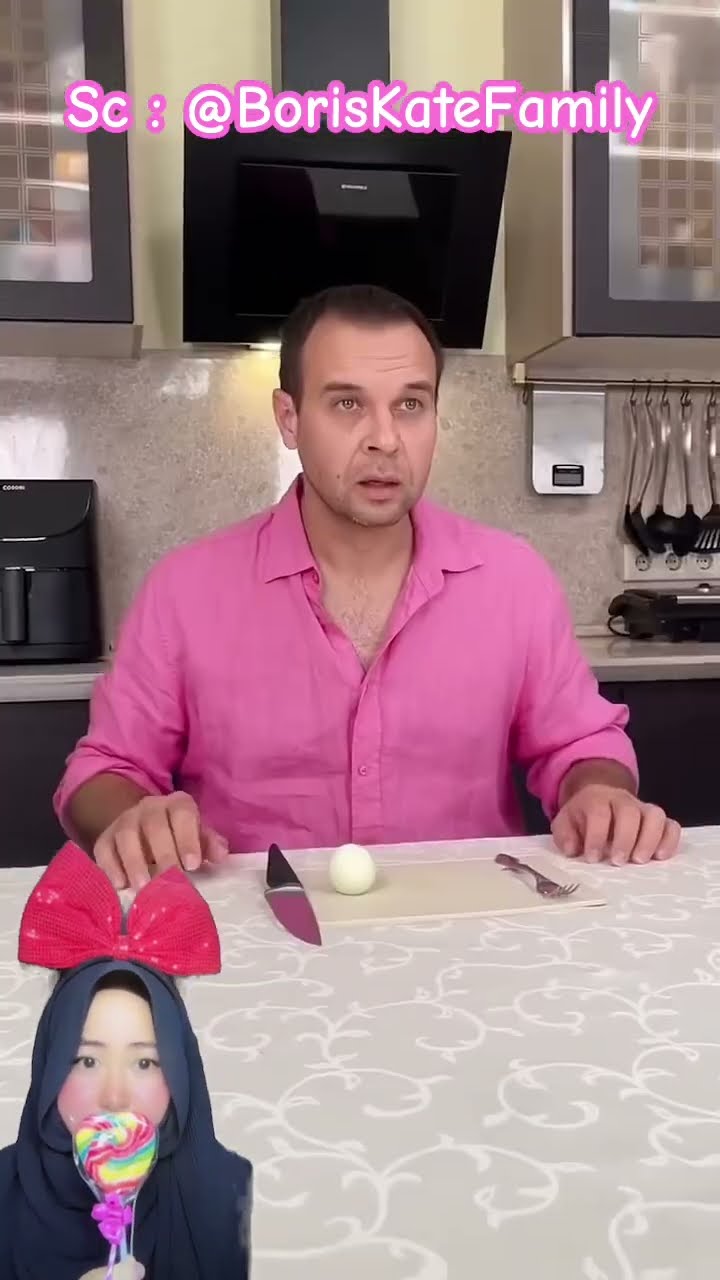 PAPA GANGGU MAMA DENGAN AJARIN PAKAI PEMOTONG TELUR PRAKTIS ⁉️ auto kena Tinju ? @BorisKateFamily