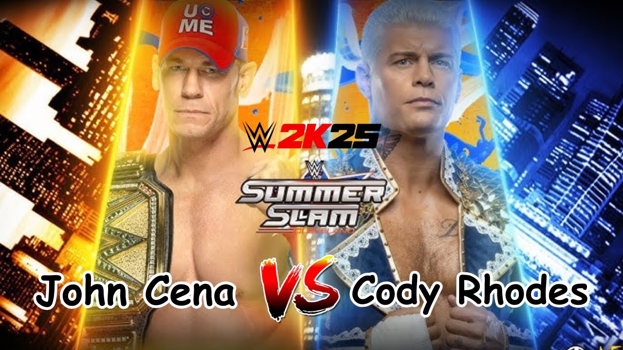 John Cena vs Cody Rhodes in WWE 2K25