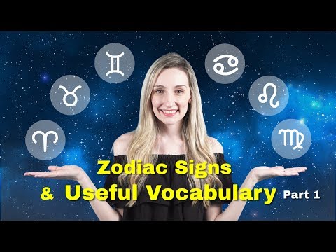 VT English | 十二星座攻略＆超實用單字解析 (上篇) Talking about Zodiac Signs (Part I)