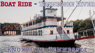 Riverboat ride down the Tennessee River. Knoxville, Tennessee