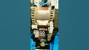 LEGO TECHNIC DIFFERENTIAL GEARS THEORY HOW THEY WORK EINSTEIN #VIRAL