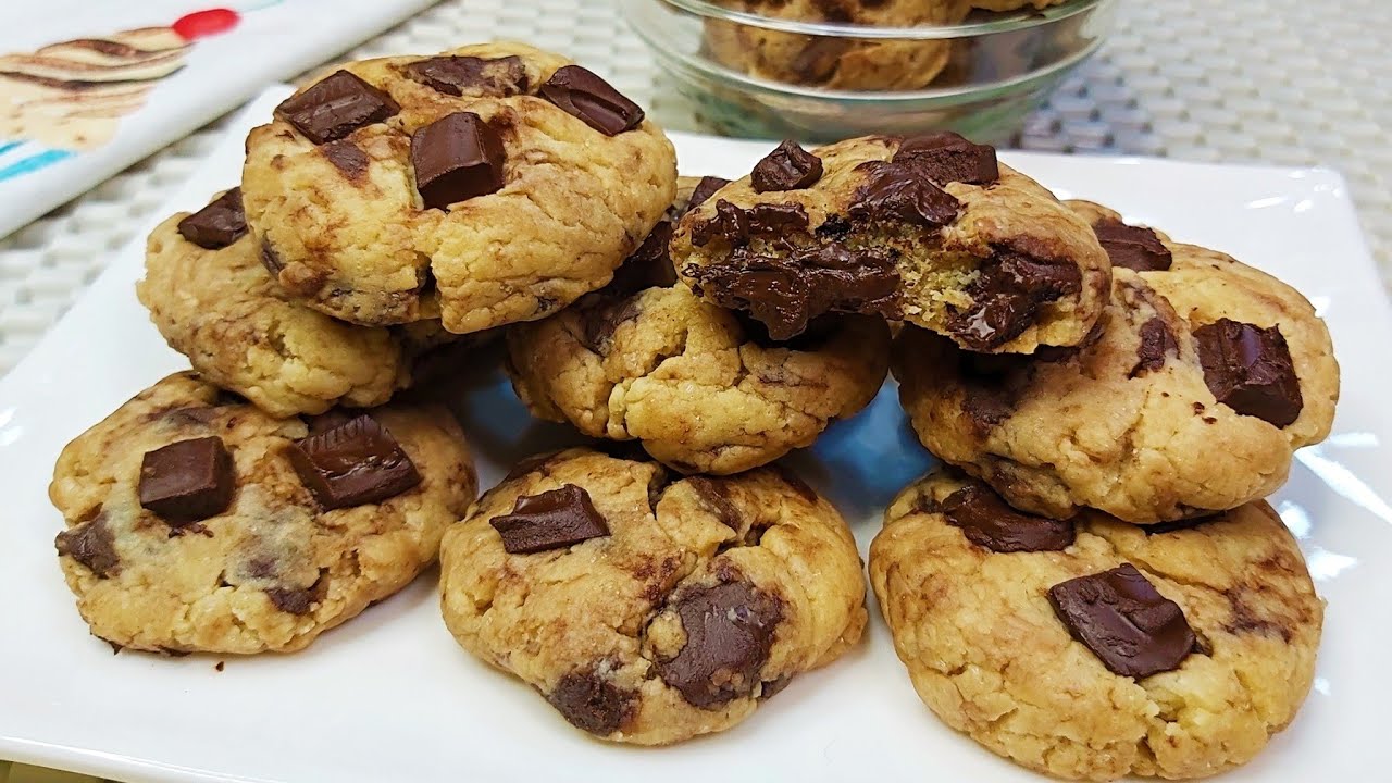 No Oven CONDENSED MILK CHOCOLATE CHIP COOKIES - YouTube