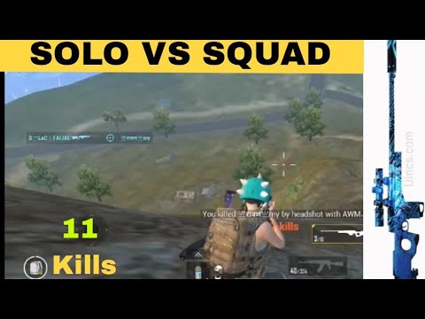 11 kill solo vs squad PUBG mobile lite game play GoD Bhai YT - YouTube