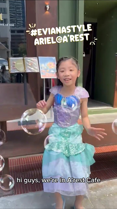 Ariel@A'rest Cafe #EvianaStyle #mermaid #ariel #underthesea #cute #foodie #pov #fyp #girl #disney