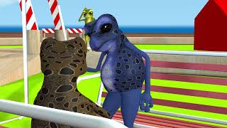 frog dance crazy. 3d animation funny video.