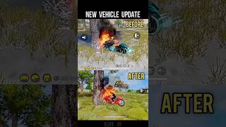New Vehicle Update 🔥 Free Fire Vehicle Explosion Update in OB52 #trending #freefire #shorts