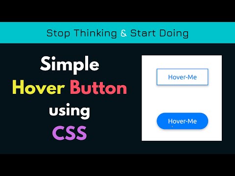 Hover button using CSS.