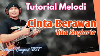 Tutorial Melodi CINTA BERAWAN Original Rita Sugiarto // Tutorial Melodi Dangdut Termudah