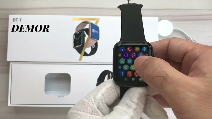DEMOR IWO DT7 Smartwatch Series 7 Wireless Charging Bluetooth Call Smart Watch Unboxing Fast Review