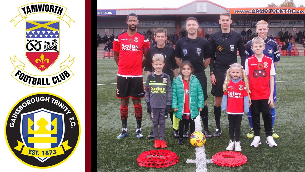 2019/20 Tamworth FC Vs. Gainsborough Trinity (FA Trophy) Match