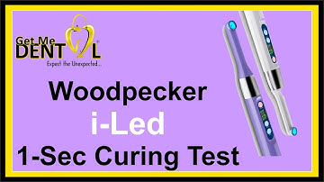 Woodpecker Curing Light : 1 Second Curing Test