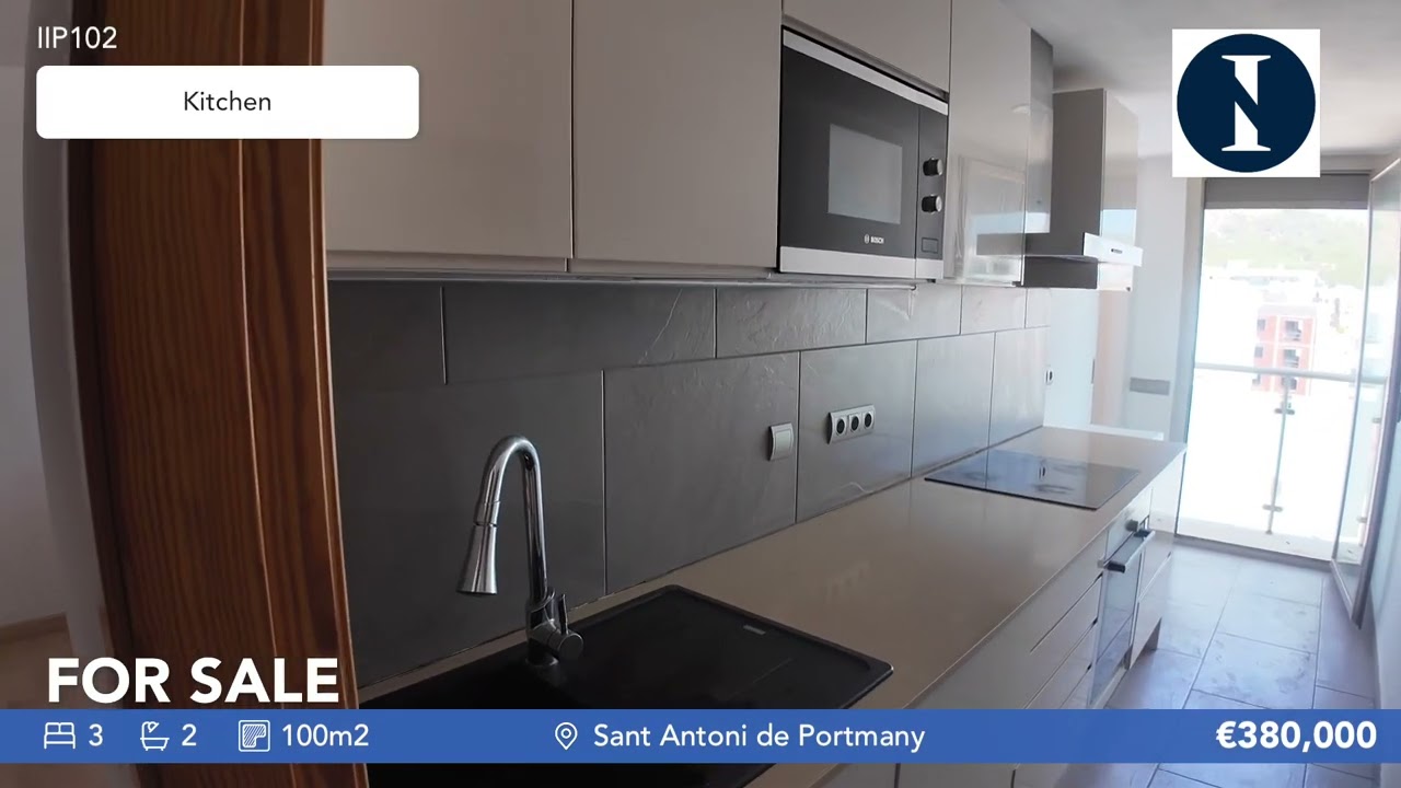 3 bedroom apartment - Sant Antoni de Portmany, Ibiza. Ref: IIP102