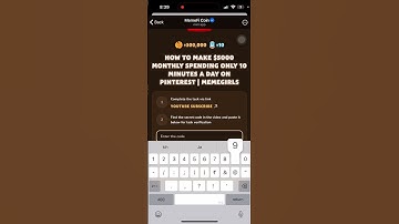 HOW TO MAKE $5000 MONTHLY SPENDING ONLY 10 MINUTES A DAY ON PINTEREST | MEMEGIRLS |Memefi Video Code