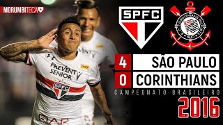 São Paulo 4x0 Corinthians - 2016 - COM CUEVA 