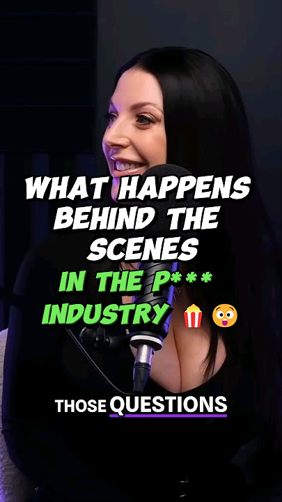 What Happens Behind the Scenes in the Adult Industry: Angela White 🍿😲 #podcast #fyp #usa #hollywood