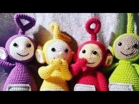 Amigurumi Teletubbies Teletabi ayak yapımı