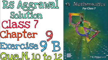 Rs Aggarwal class 7 Exercise 9B Question number 10 to 12| Unitary Method  | MD Sir
