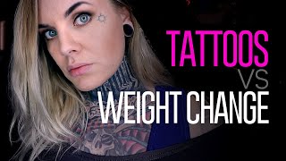 TATTOOS VS WEIGHT CHANGES⚡What happens to tattoos if you lose or gain weight?