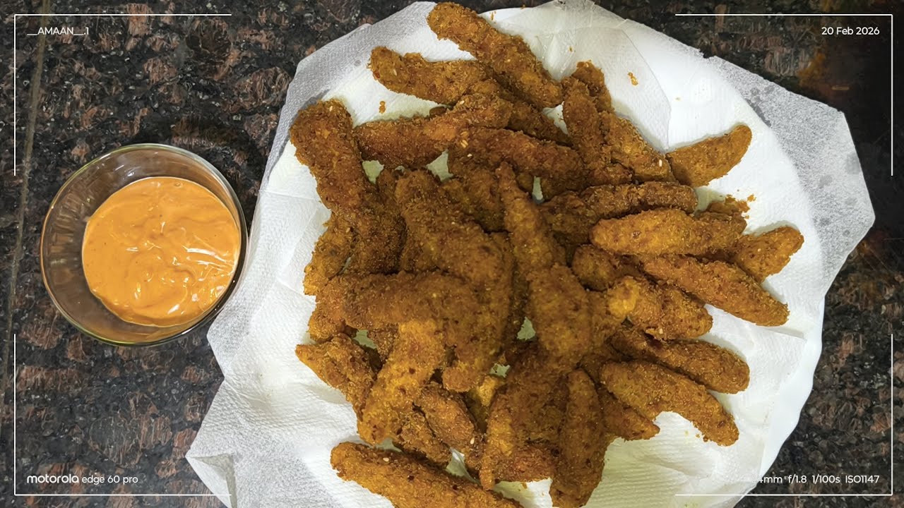 Ramadan Special✨ | Chicken Fingers | Iftar Ka Perfect 😋