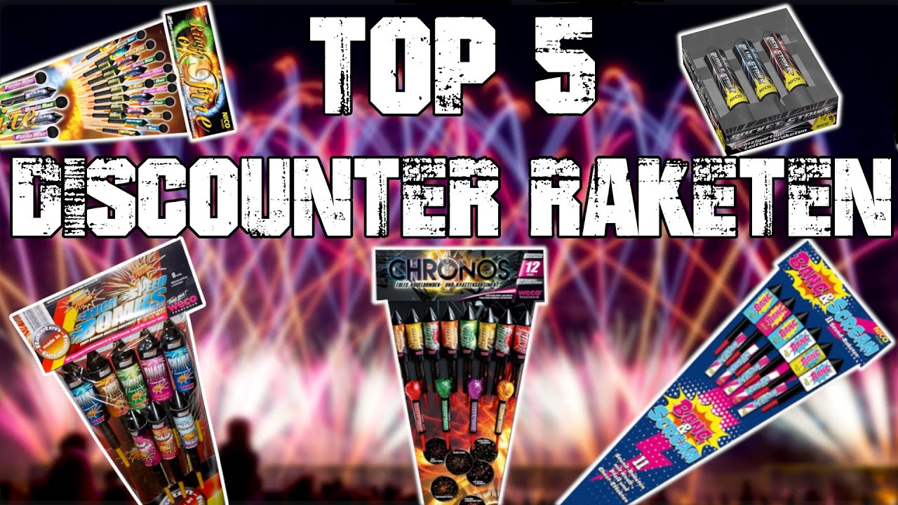 TOP 5 SILVESTER RAKETEN DISCOUNTER 2022 🚀