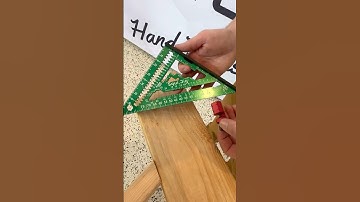 Quick way to hold angles with your rafter square. SquiJig Tools