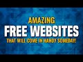 10 AMAZING FREE WEBSITES!