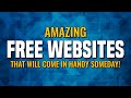 10 AMAZING FREE WEBSITES!