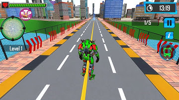 Flying Bus Robot Transform War- Police Robot | By Cradley Creations | Android Gameplay | Walkthrough