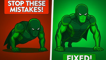 STOP These 3 Push-Up MISTAKES | FIX Your Form & Build Real Chest Muscle !