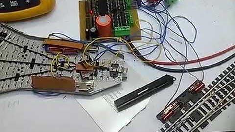 Testopstelling wissel spoel aansturing