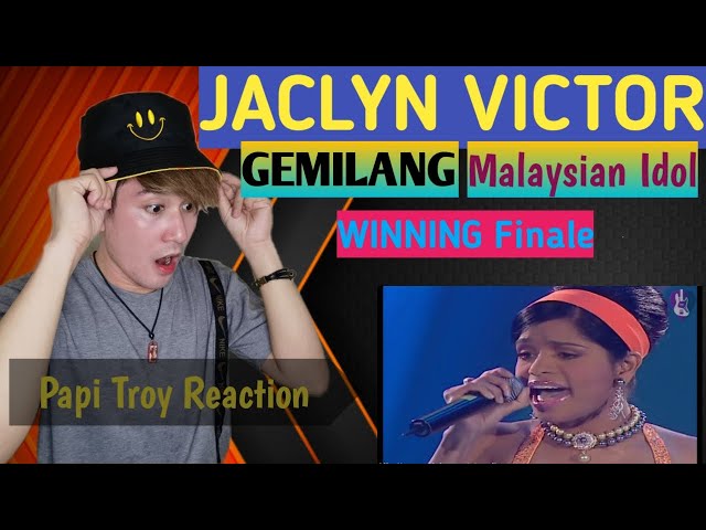 JACLYN VICTOR GEMILANG IDOL MALAYSIA FINALE Reaction class=