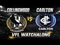 COLLINGWOOD VS CARLTON/ VFL WATCHALONG