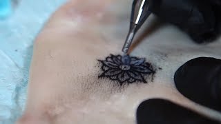 Tattooing a biosensor