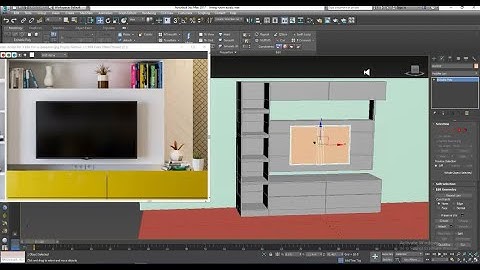 3dsmax Tutorials, Tutorial on 3D Modeling & Texturing a Living Room interior assets in 3dsmax