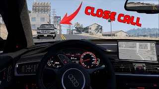 BeamNG Drive - Audi RS6 - Close Call