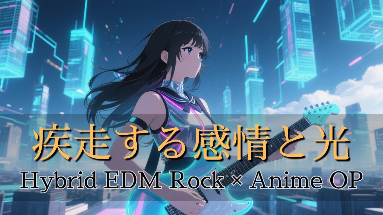 【Playlist】疾走する感情と光｜EDM × Anime OP × Emotional J Rock × 重低音