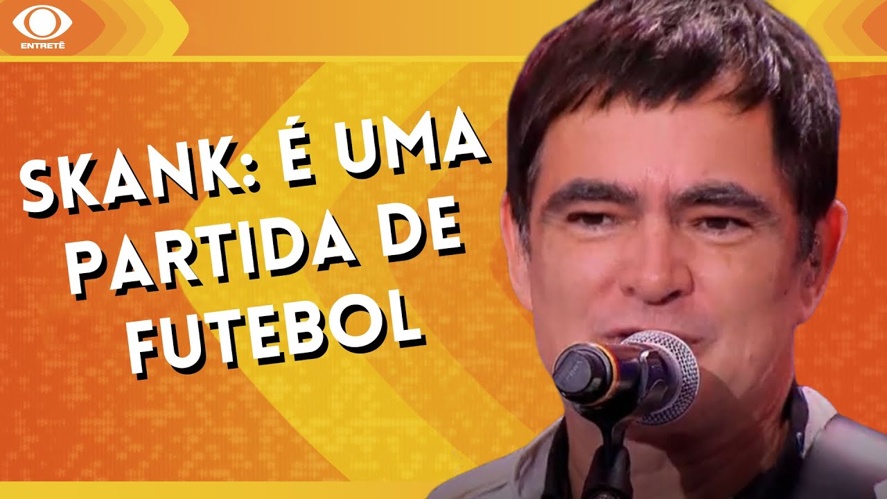 Skank: banda mineira apresenta "É Uma Partida de Futebol" no Faustão na Band