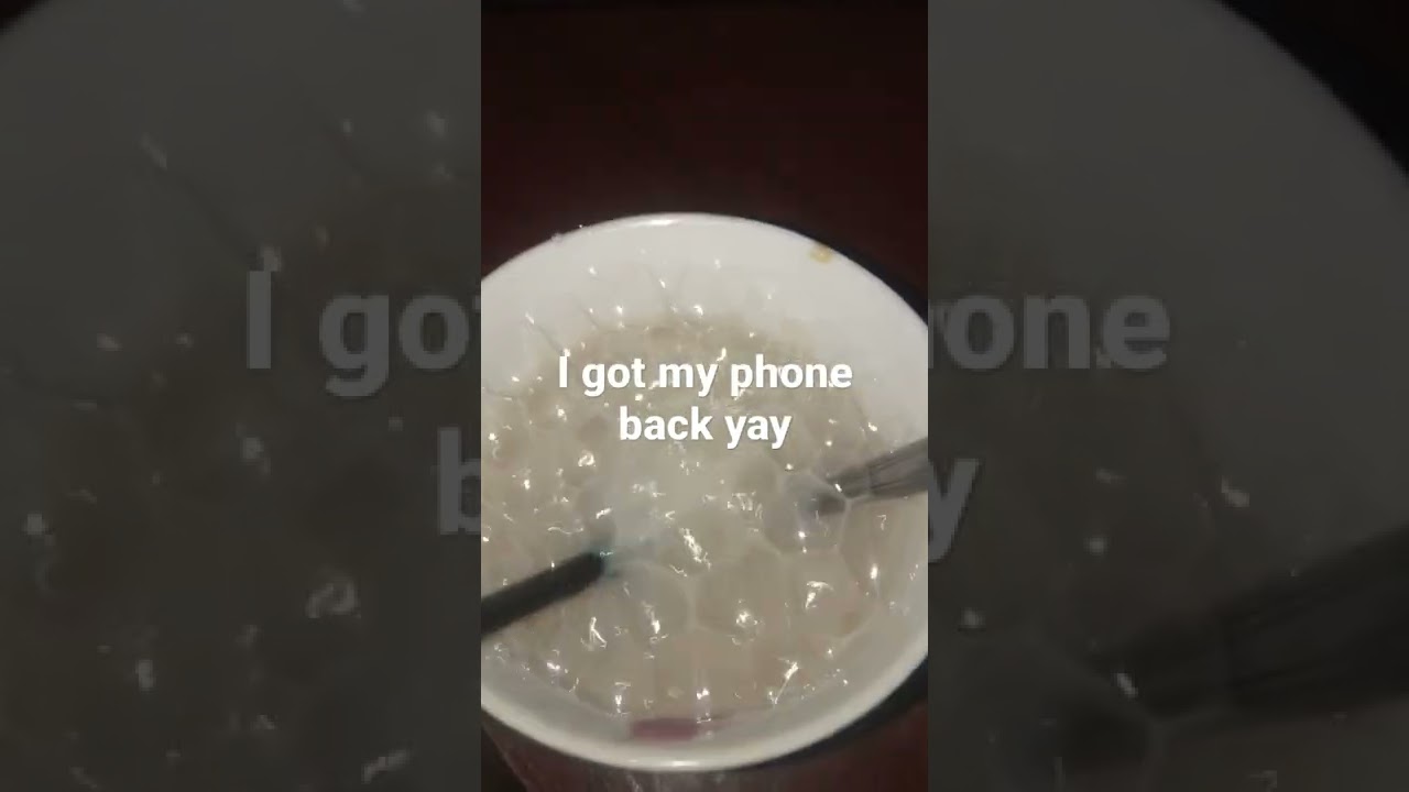 blowing bubbles in my tea using a straw