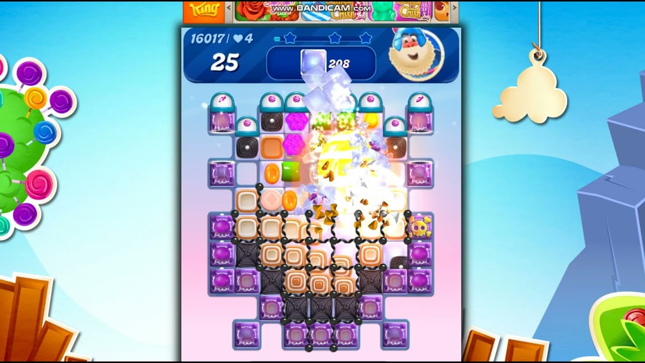 Candy Crush Saga Level 16017 NO BOOSTERS