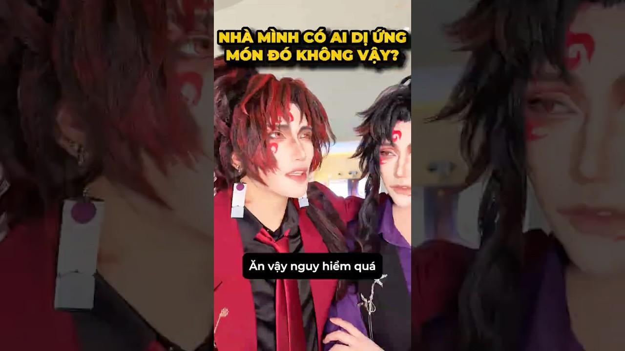 Kiểu dị ứng kì lạ🤔- Anh em Yoriichi#cosplay #shorts #minnacosplay