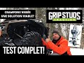 Test crampons visss gripstuds pour votre quad ou cte  cte