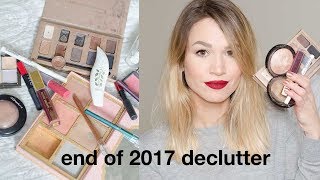 End of 2017 Makeup Declutter | morerebe