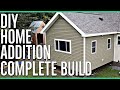 Diy home addition 14x14 start to finish