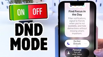 iPhone 16e - Quick Guide to Enable & Disable Do Not Disturb Mode