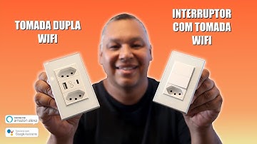 FINALMENTE! Interruptor com Tomada e Tomada Dupla com USB WIFI - ALEXA e GOOGLE - Tuya Smart / HA