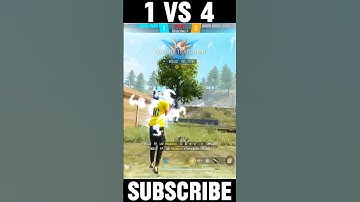 1 VS 4 CLUTCH 🤯AGAINST HACKER WITH M500😱#shorts #freefireindia