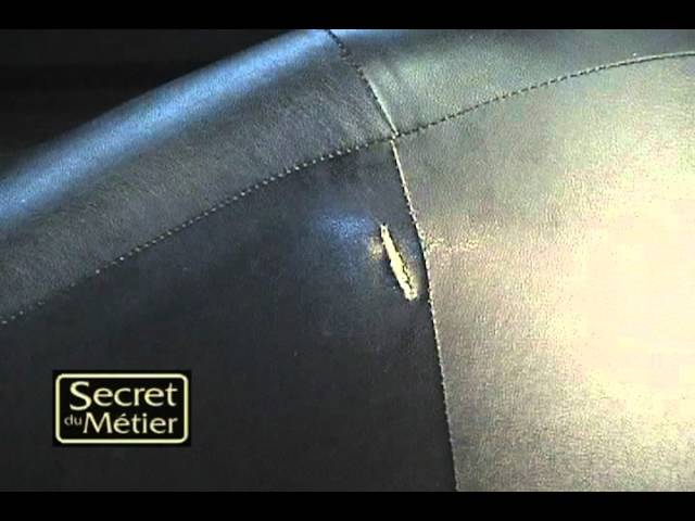 Réparation du cuir : Les coupures - Devant 