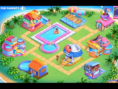 Crazy Pool Party - Splish Splash - best game videos for kids - TabTale