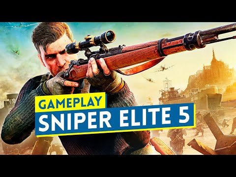 Gameplay SNIPER ELITE 5: ACCIÓN y SIGILO FRANCOTIRADOR en MUNDO ABIERTO