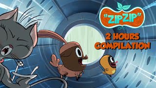 Zip Zip *How to stop the crazy vacuum cleaner?* 2 hours Season 1  COMPILATION [HD] Cartoon for kids